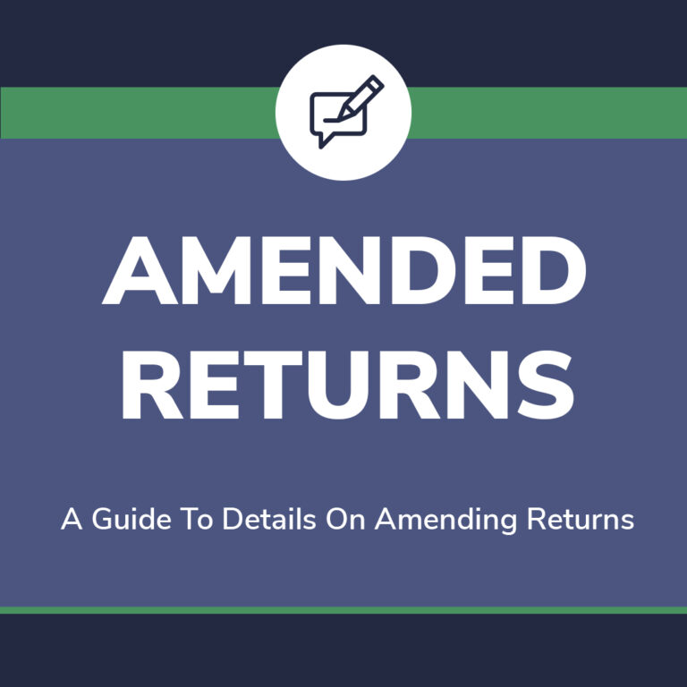 A Guide To Amended Returns US Tax Filing